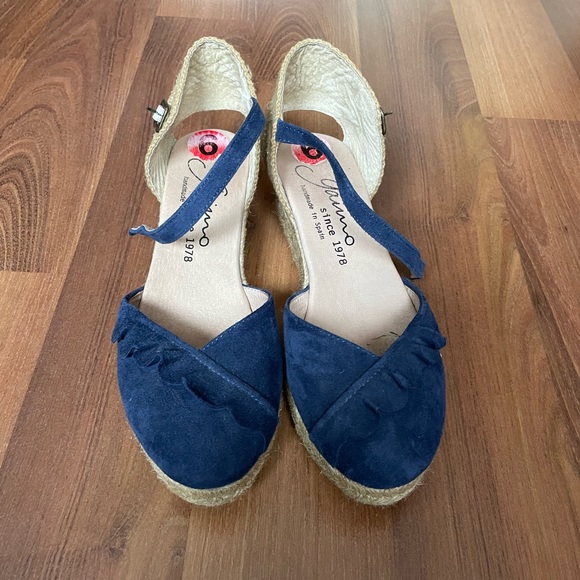 Sale**Brand New Leather espadrilles - Picture 1 of 4